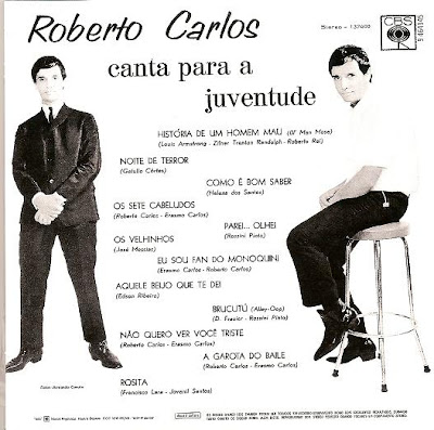 Roberto Carlos - Canta para a Juventude (1965) Canta para a juventude traseira
